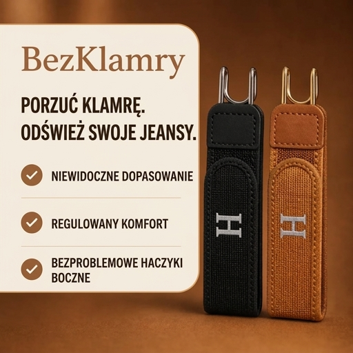 BezKlamry – elastyczny pasek bez klamry do spodni