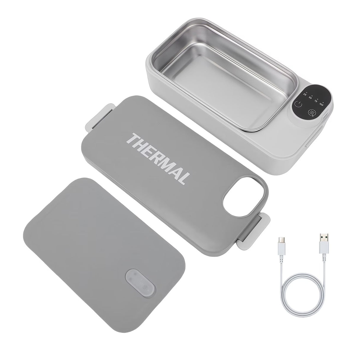 ObiadNaCiepło – bezprzewodowy lunchbox z podgrzewaniem, akumulator 7200 mAh